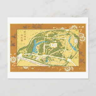Historische Bezirke des Meiji-Schreins, 1920 Postkarte