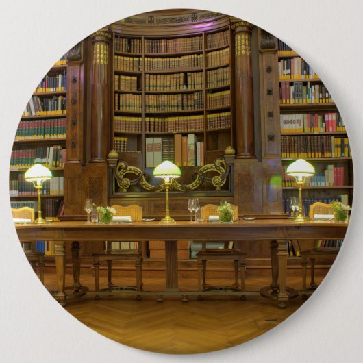 Historische Bibliothek Button (Vorderseite)