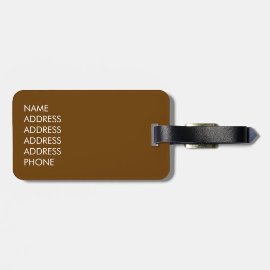 Historische Bibliothek Gepäckanhänger (Rückseite horizontal)