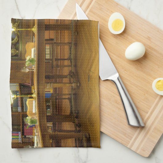 Historische Bibliothek Handtuch (Viertel Falte)