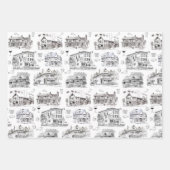 Historische Bierkneipen von Buffalo NY Pen & Ink W Geschenkpapier Set (Vorderseite 3)