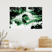 Historische Bridge Print Poster (Küche)