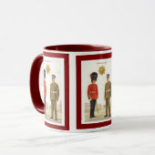 Historische britische Armee-Uniformen, Coldstream Tasse (Vorderseite Links)
