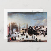 HISTORISCHE BROOKLYN-WEIHNACHTSkarte Feiertagspostkarte (Vorne/Hinten)