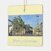 Historische Brücke der Hauptstraße Keramikornament (Links)