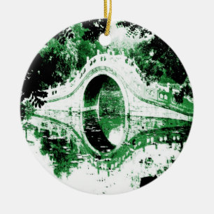 Historische Brücke Keramik Ornament