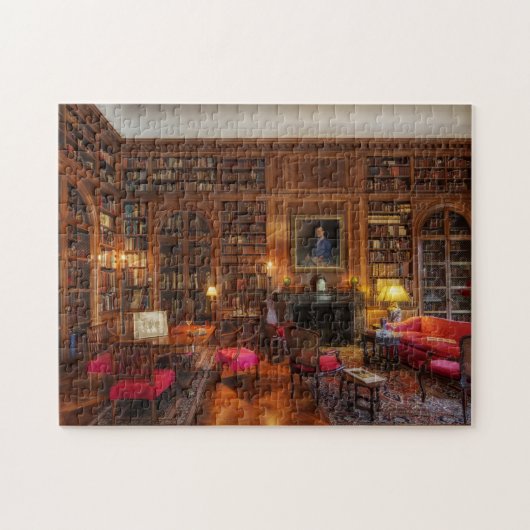 Historische Buchbibliothek Baltimore Maryland Puzzle (Horizontal)