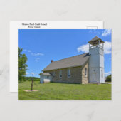 Historische Buck Creek Schule, Perry, Kansas Postkarte (Vorne/Hinten)