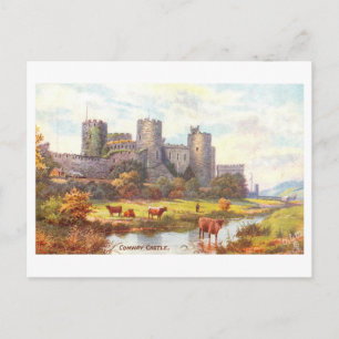 Historische Burg Conwy Postkarte