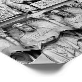 Historische, Christliche Skulpturen Notre Dame Par Poster (Ecke)