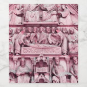 Historische, Christliche Skulpturen Notre Dame Par Weinetikett (Einzelnes Label)