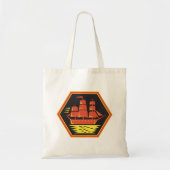 Historische Clipper Ship Tote Bag Tragetasche (Vorne)
