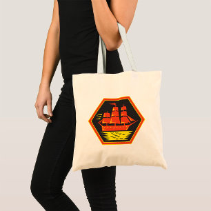 Historische Clipper Ship Tote Bag Tragetasche