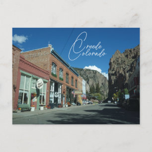 Historische Creede Colorado Reise Postkarte