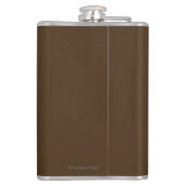 Historische Dorf-Szenen-britisches Bahnplakat Flachmann (Rückseite)