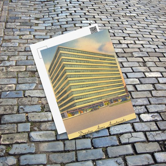 Historische Drayton Arms Apartment Savannah GA Postkarte