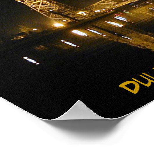 Historische Duluth Minnesota Lift Brift Poster (Ecke)