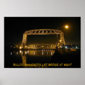 Historische Duluth Minnesota Lift Brift Poster (Vorne)