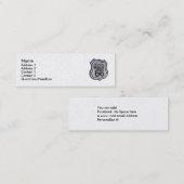 Historische dünne Visitenkarte des Weg-66 (Vorne/Hinten)