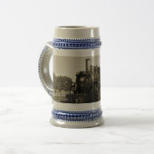 Historische Eisenbahn Bierglas (Vorderseite Links)