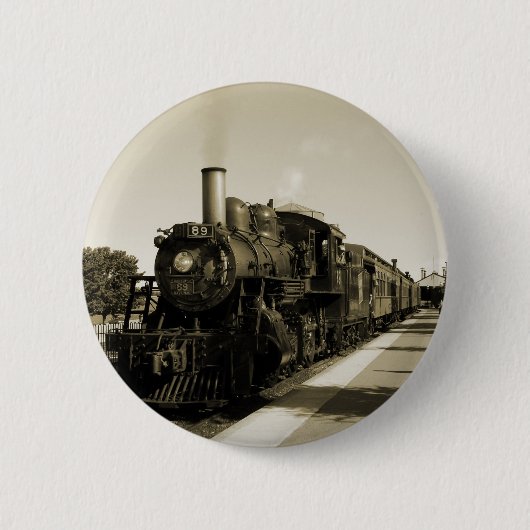 Historische Eisenbahn Button (Vorderseite)