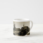 Historische Eisenbahn Espressotasse (Vorderseite Rechts)