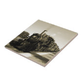 Historische Eisenbahn Fliese (Seite)