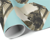 Historische Eisenbahn Geschenkpapier (Rolleneckpunkt)