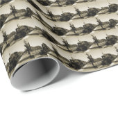 Historische Eisenbahn Geschenkpapier (Rolleneckpunkt)