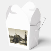 Historische Eisenbahn Geschenkschachtel (Geöffnet)