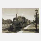 Historische Eisenbahn Geschirrtuch (Horizontal)