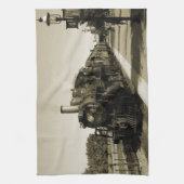 Historische Eisenbahn Geschirrtuch (Vertikal)