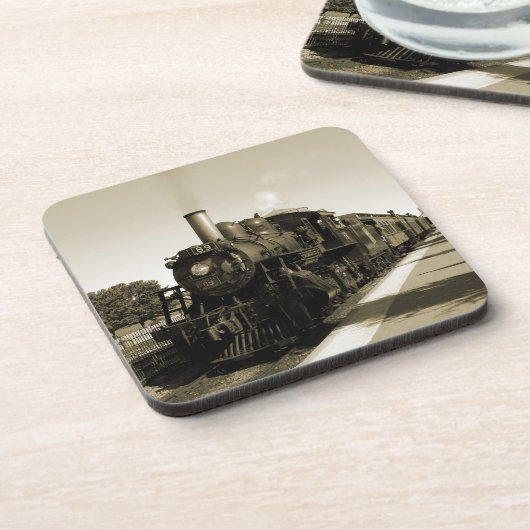 Historische Eisenbahn Getränkeuntersetzer (Linke Seite)