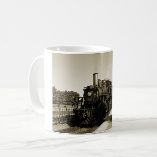 Historische Eisenbahn Kaffeetasse (Vorderseite Links)