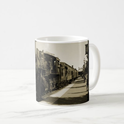 Historische Eisenbahn Kaffeetasse (VorderseiteRechts)