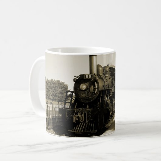 Historische Eisenbahn Kaffeetasse (Vorderseite Links)