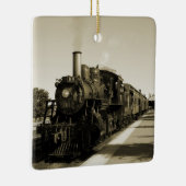 Historische Eisenbahn Keramikornament (Rechts)