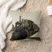 Historische Eisenbahn Kissen (Decke)