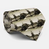 Historische Eisenbahn Krawatte (Gerollt)