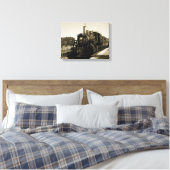 Historische Eisenbahn Leinwanddruck (Insitu (Schlafzimmer))