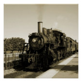 Historische Eisenbahn Poster (Vorderseite)