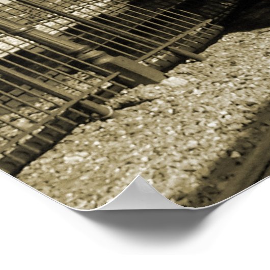 Historische Eisenbahn Poster (Ecke)