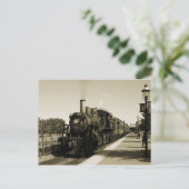 Historische Eisenbahn Postkarte (Stehend Vorderseite)