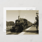 Historische Eisenbahn Postkarte (Vorne/Hinten)