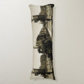 Historische Eisenbahn Seitenschläferkissen (Vorderseite Vertikal)