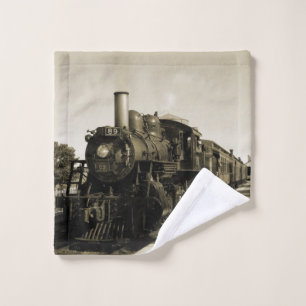 Historische Eisenbahn Waschlappen