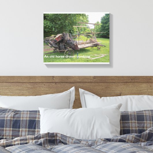 Historische Farm Print Leinwanddruck (Insitu (Schlafzimmer))