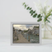 HISTORISCHE FISCHSTADT/LELAND, MICHIGAN POSTKARTE (Stehend Vorderseite)