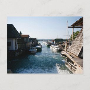 Historische Fishtown Postkarte