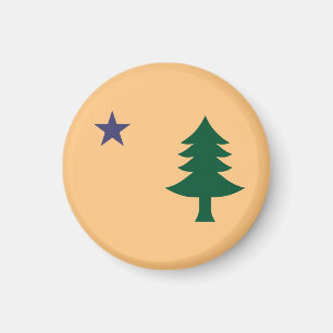 Historische Flagge Maine (1901-1909) Magnet